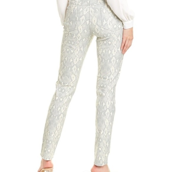 J. McLAUGHLIN Lexi Mid Rise Jeans Size 6 in Cream and Gray Print - Picture 13 of 13